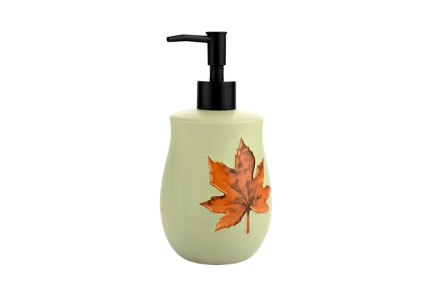 Autumn Maple Leaf Foaming Hand Soap - Moisturizing Hand Wash with Decorative Fall Leaf Bottle for Bathroom & Kitchen view 4