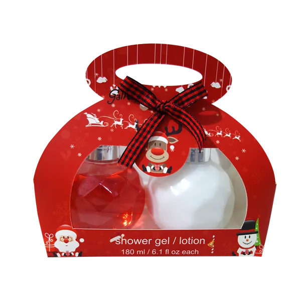 Christmas Bath Lotion Gift Set In Bag view 1
