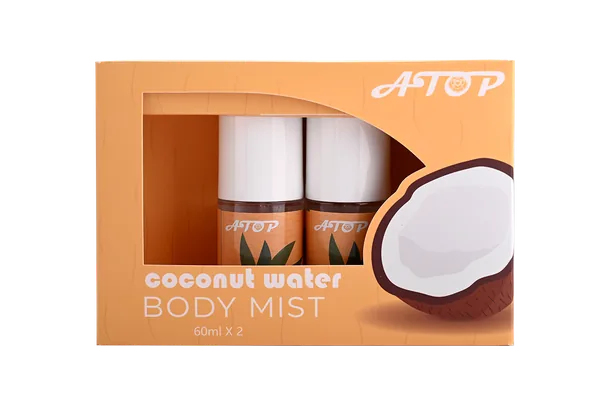 2-Piece Gift Set Coconut Water Body Mist - Hydrating Tropical Fragrance Spray for Long-Lasting Freshness & Soft Skin view 5