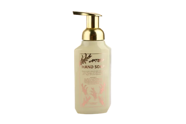 Personalized Crystal Diamond Pattern Lemon Hand Soap - 500mL Luxury Liquid Hand Wash with Custom Sticker Design view 4