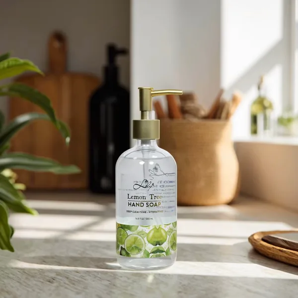 16.9 Fl oz / 500 ML Lemon Tree Hand Soap for Deeply Moisturizing & Hydrating Hand Wash view 7