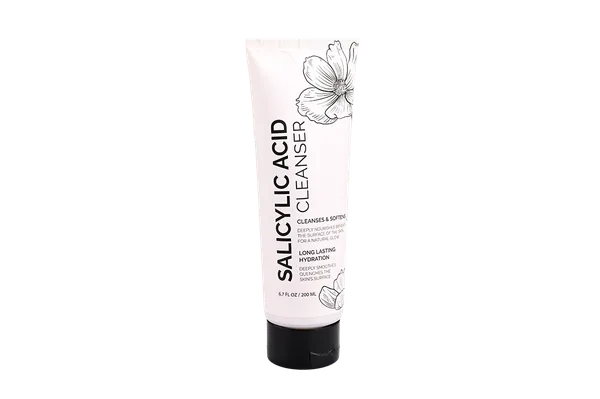 2-Piece Facial Skincare Set - Salicylic Acid Facial Cleanser & Collagen Facial Scrub for Deep Cleansing, Exfoliation & Hydration view 6