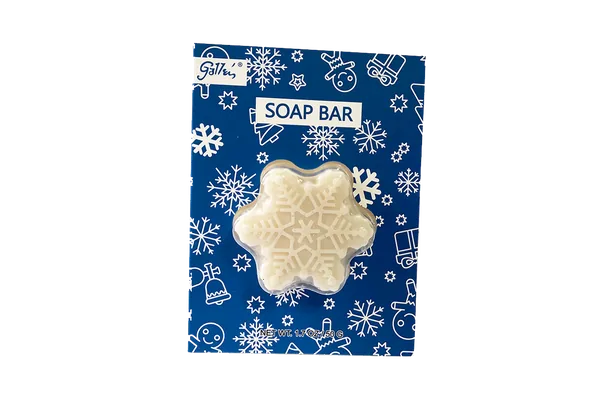 50g Snowflake Shaped Soap Bar for Christmas Holiday Gift Set view 5