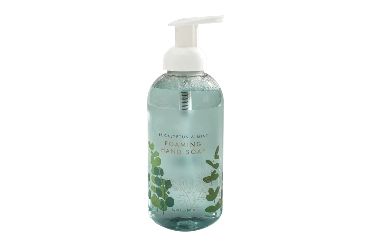 19.9 FL OZ / 690 mL Eucalyptus Mint Foaming Hand Soap – Refreshing & Gentle Cleansing Hand Wash