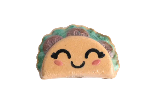 100g Taco Shaped Bath Bomb - Cute Food Design, Fizzing & Relaxing Bath Treat view 4