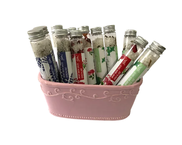 120g Mint Aromatherapy Bath Salts in Leak Proof Plastic Bottle For Family Pack Use view 1
