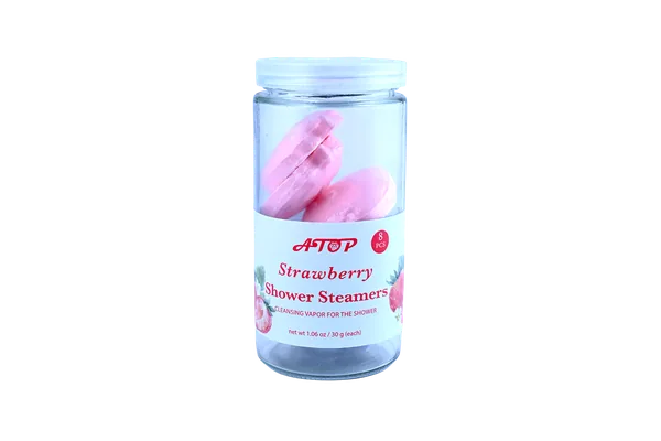 Sweet Strawberry Shower Steamers - Fragrant Shower Tablets for Home Spa Relaxation view 10