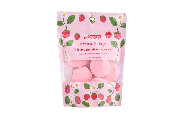 Strawberry Shower Steamers - Aromatherapy Shower Vapor Tablet for Relaxing Shower Experience view 5