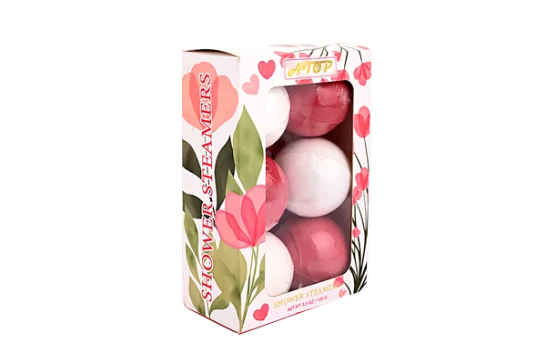Coffret cadeau de bombes de bain artisanales - Boules de bain effervescentes parfumées pour un bain apaisant et rafraîchissant 3