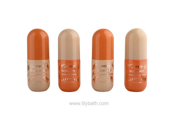 مجموعة هدايا بخاخ للوجه ومعطر للجسم سعة 100 مل - مجموعة عطور حمضية مرطبة للانتعاش اليومي 1