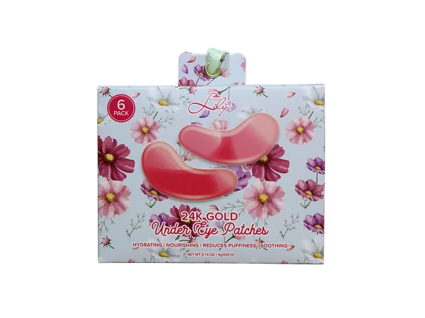 Hydrogel Under Eye Masks Gift Set - 8 Pairs Moisturizing Eye Patches in a window box view 8