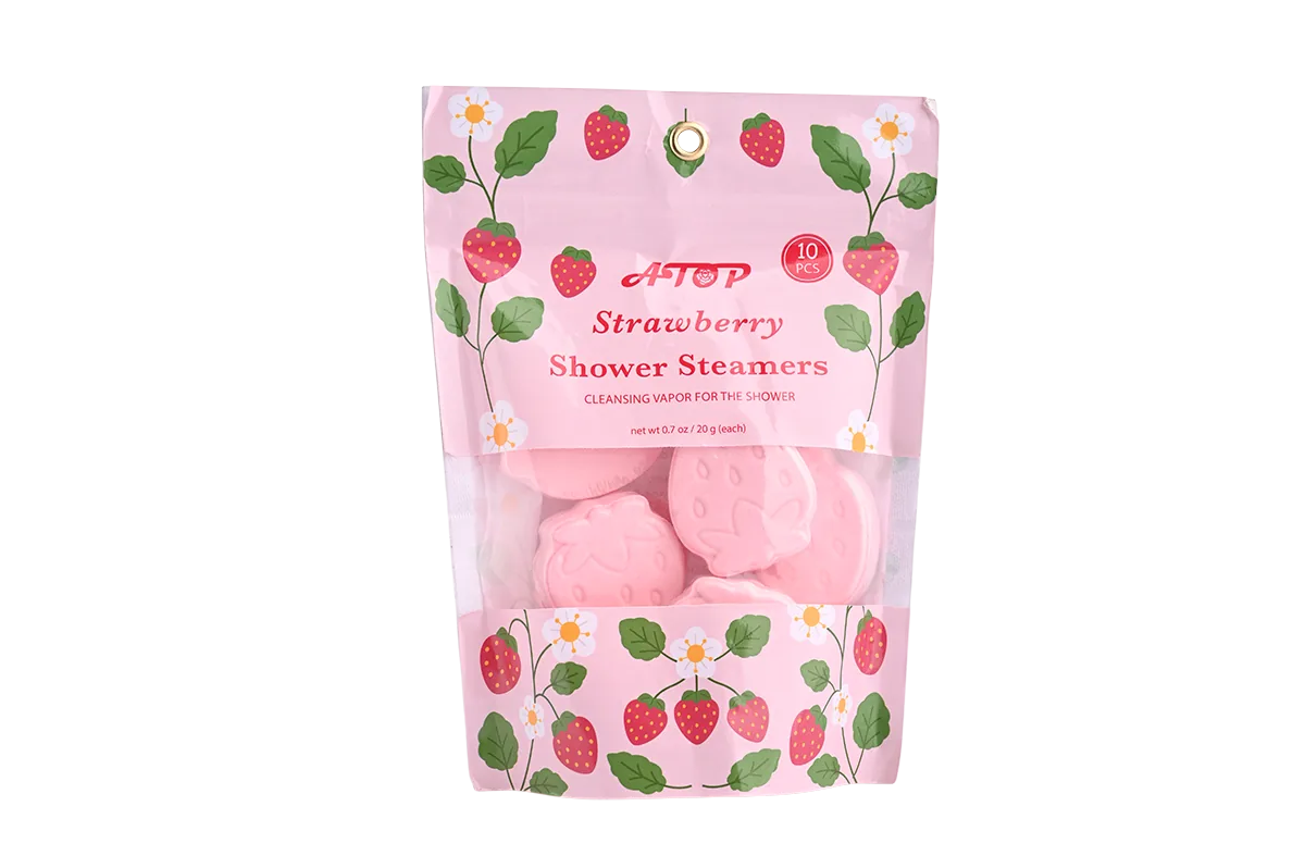 Strawberry Shower Steamers - Aromatherapy Shower Vapor Tablet for Relaxing Shower Experience