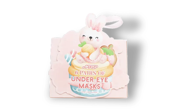 Hydrogel Under Eye Masks Gift Set - 8 Pairs Moisturizing Eye Patches in a window box view 10
