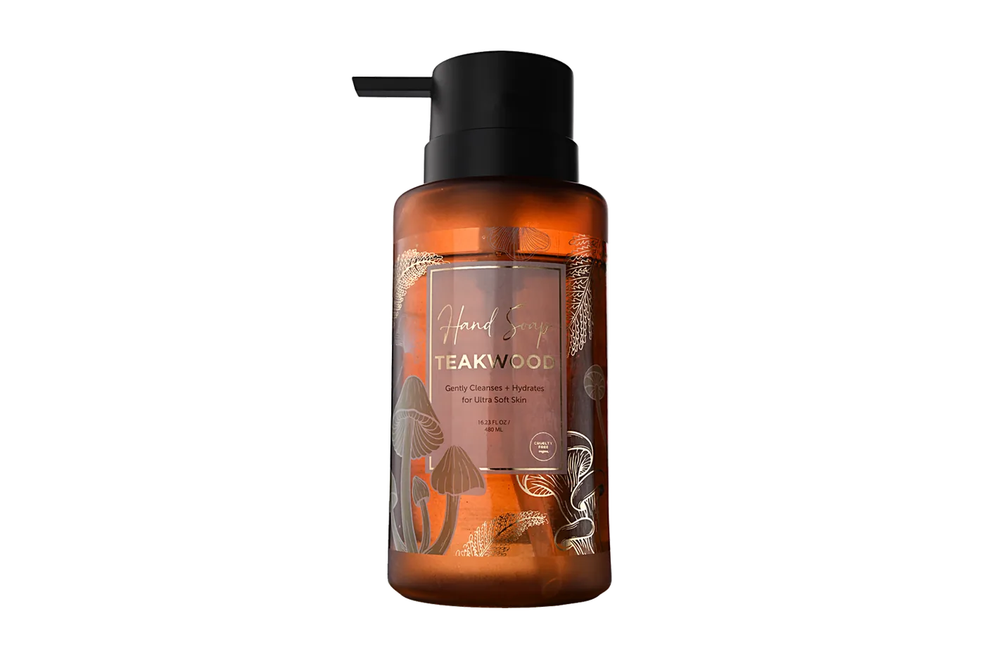 Teakwood Hand Soap | Gently Cleanses & Hydrates for Ultra Soft Skin (480 ML)