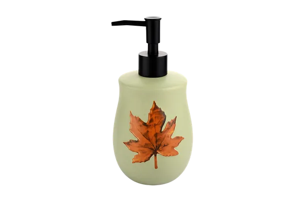 Autumn Maple Leaf Foaming Hand Soap - Moisturizing Hand Wash with Decorative Fall Leaf Bottle for Bathroom & Kitchen view 3