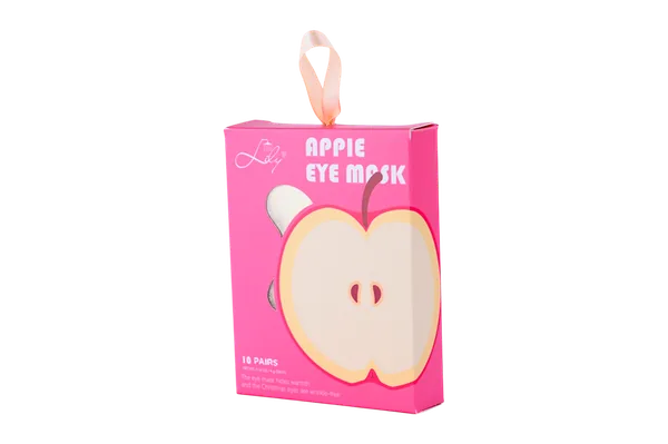 10 Pairs Apple Flavor Eye Mask Infused with Collagen & Vitamin C for Winter Eye Care Treatment - Lily Bath view 5