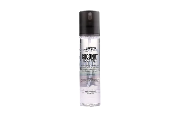 100mL Coconut Face & Body Mist Duo - Hydrating Facial Spray & Refreshing Body Fragrance with Tropical Coconut Essence view 4