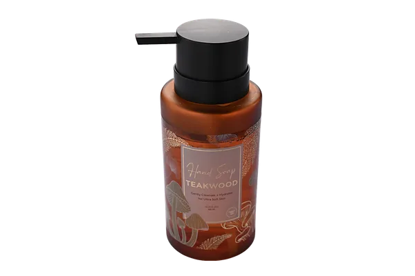 Teakwood Hand Soap | Gently Cleanses & Hydrates for Ultra Soft Skin (480 ML) view 2