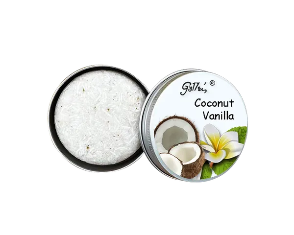100g Coconut Vanilla Shampoo Bar in Private Label Skincare Low Moq- Creamy & Nourishing view 1
