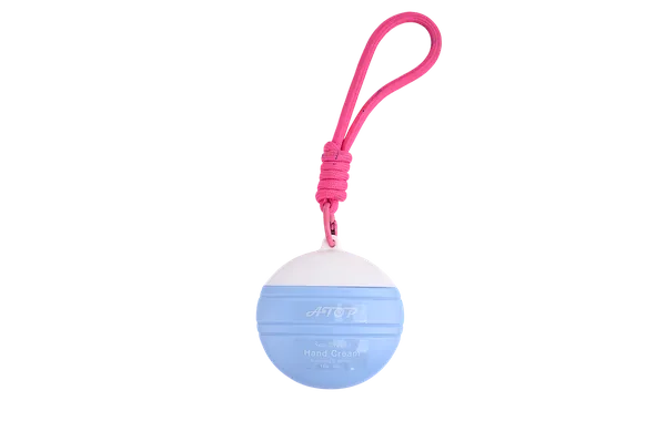 Customized Oval-Shaped Design Hand Cream with a Roap - Multi-Size Travel Hand Cream with Fabric Ribbon & Metal Chain view 2