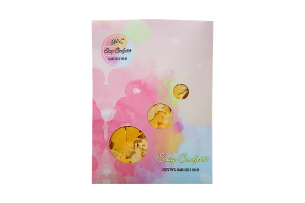 15g Floral, Heart, Pineapple & Star Shaped Bath Confetti – Colorful Scented Bath Soak view 3