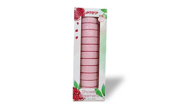 8 stuks eucalyptus-munt douchetabletten - 80 g aromatherapie douchedamptabletten in een ophangbare zak met venster voor een verfrissende spa-ervaring 10