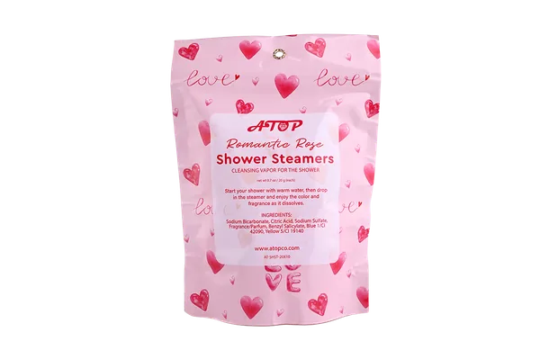Customized Rose Water Shower Steamers - Heart & Rose Shaped Aromatherapy Shower Tablets for Relaxation & Spa view 4