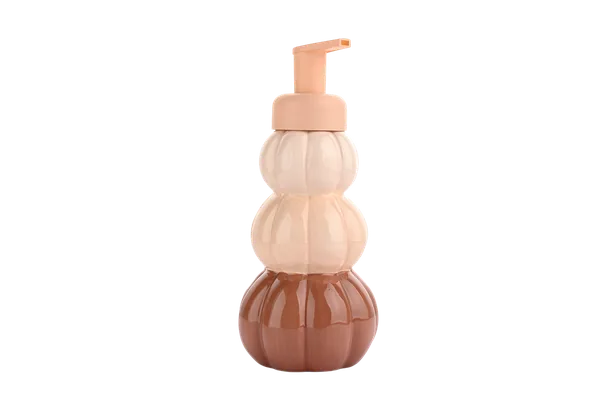 Pumpkin Shaped Hand Soap Dispenser - Autumn Fall Halloween Themed Liquid Soap Pump, Cute Ceramic Look Bathroom Decor view 5