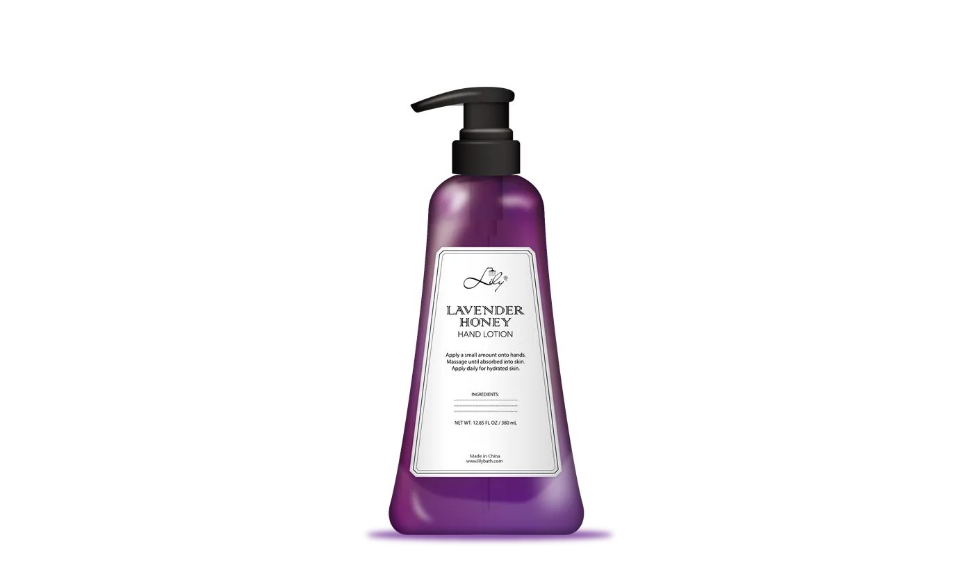 Private label hand care product manufactured by Lily Bath
