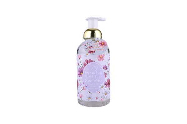 16.9 FL OZ / 500 mL Rose Water Hand Soap – Deep Cleansing Moisturizing Liquid Hand Wash view 9