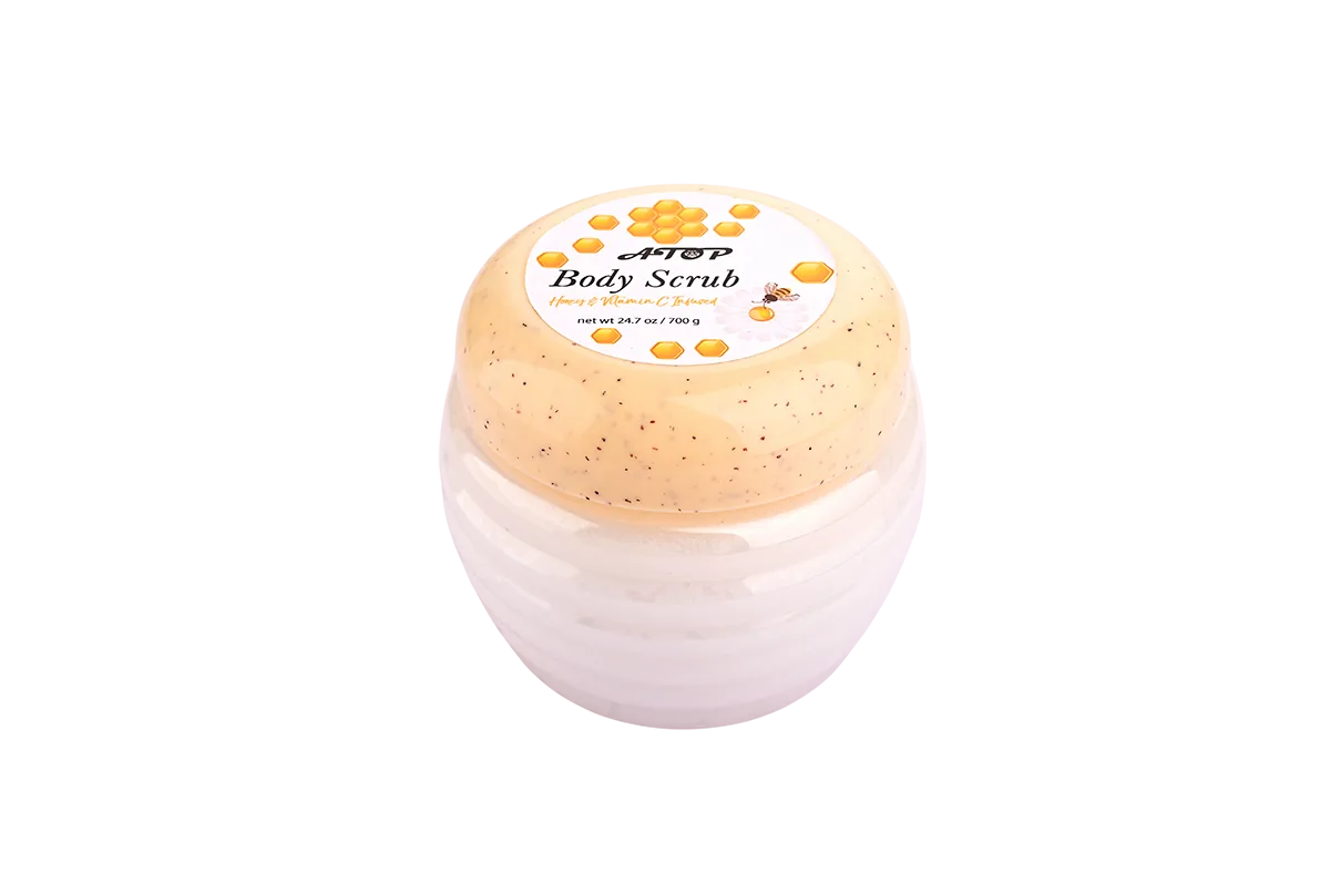 Honey & Vitamin C Body Scrub 700g - Exfoliating & Brightening Treatment for Silky Smooth Skin