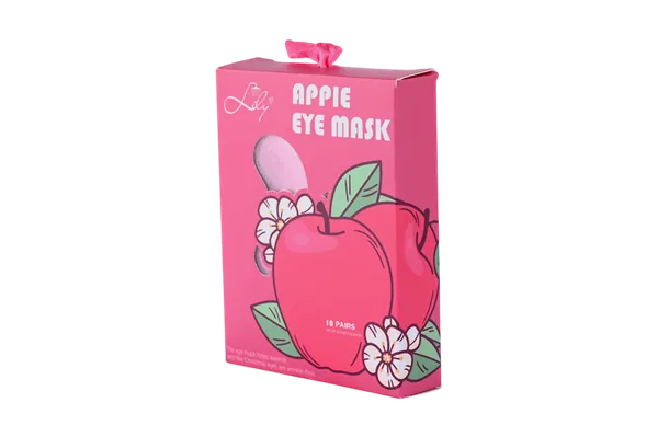 10 Pairs Apple Flavor Eye Mask Infused with Collagen & Vitamin C for Winter Eye Care Treatment - Lily Bath view 2
