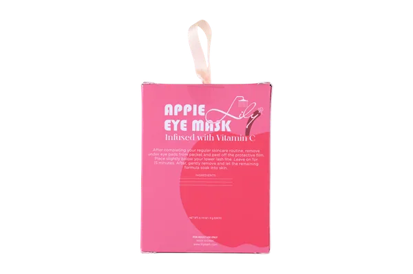 10 Pairs Apple Flavor Eye Mask Infused with Collagen & Vitamin C for Winter Eye Care Treatment - Lily Bath view 6