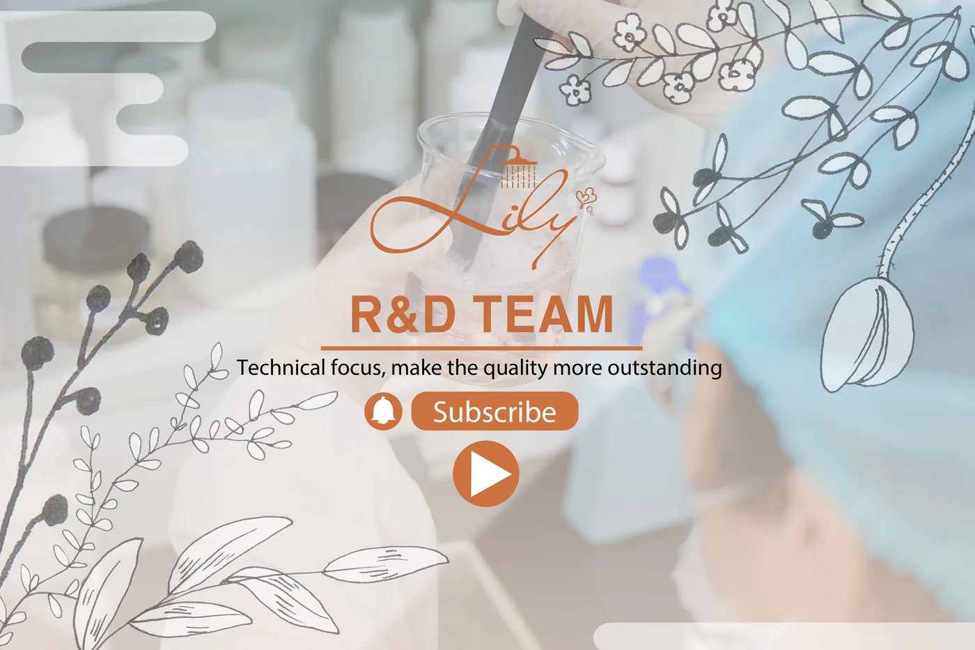The scientific power of Lily Bath's R&D team