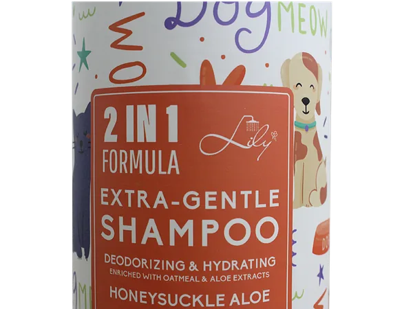 Botanical & Honey Multi-Purpose Pet Shampoo Cleaning & Soothing & Conditioning & Deodorizing for Dogs - Lily Bath view 3