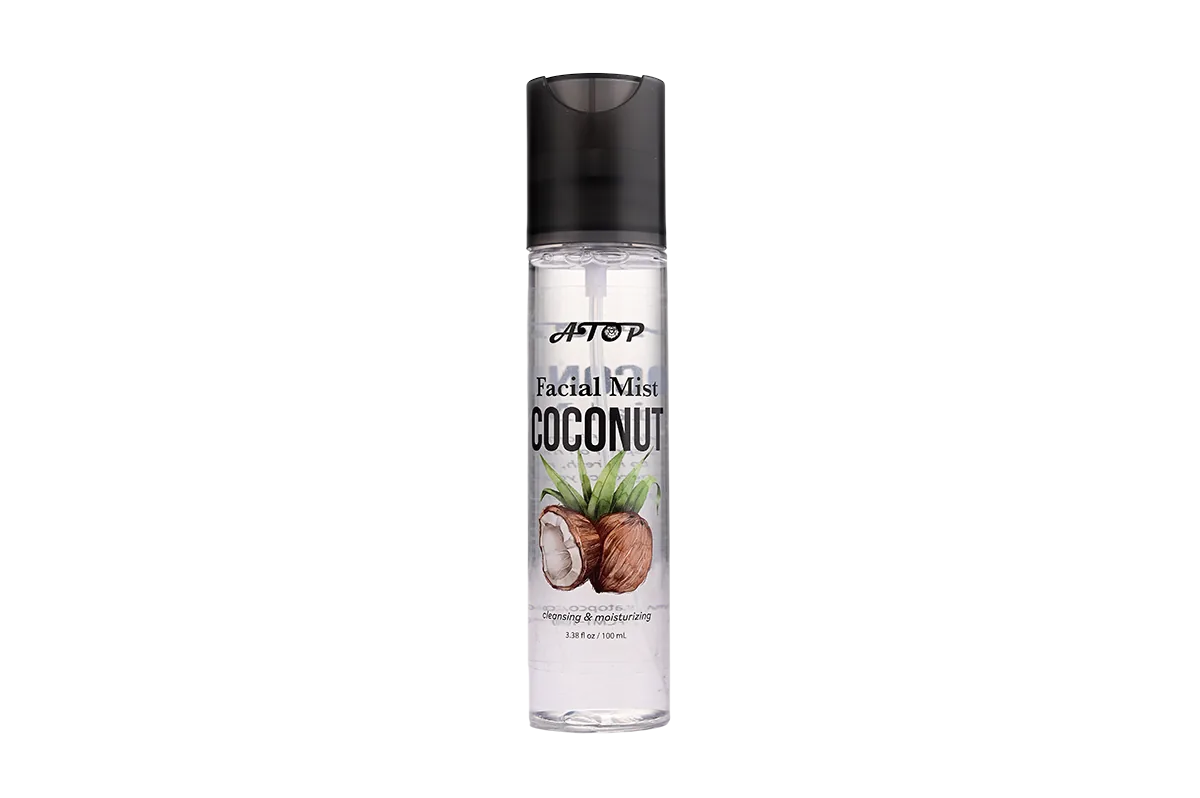 100mL Coconut Face & Body Mist Duo - Hydrating Facial Spray & Refreshing Body Fragrance with Tropical Coconut Essence