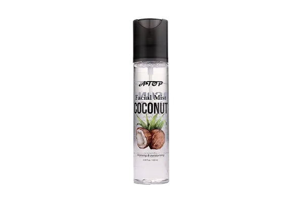 100mL Coconut Face & Body Mist Duo - Hydrating Facial Spray & Refreshing Body Fragrance with Tropical Coconut Essence view 1