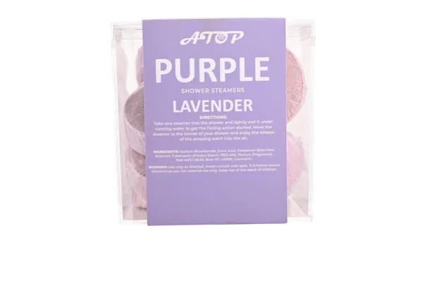 Bombas de ducha de lujo con aroma a lavanda - Paquete de 13 bombas de ducha con aceites esenciales en caja acrílica de primera calidad 2