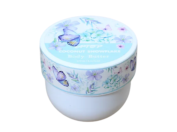 270ml Coconut Snowflake Body Butter Moisturizing for Dry Skin Care view 1