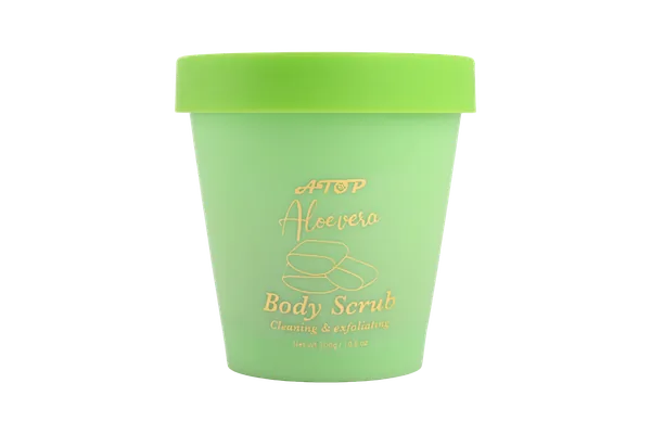 Aloe Vera 3-Piece Skincare Set - Body Scrub, Eye Cream & Face Cream for Hydrated, Smooth & Radiant Skin view 2