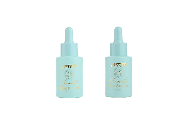 Duo-set gezichtsolie en gezichtsessence - 30 ml. Botanische gezichtsverzorgingscollectie voor een gehydrateerde, stralende huid. 4