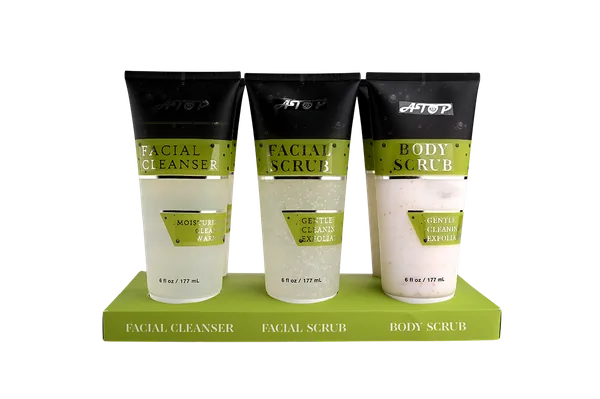 6-Piece Exfoliating Skincare Set - Gentle Facial Cleanser, Face Scrub & Body Scrub - Moisturizing Wash for Smooth, Radiant Skin - 6 fl oz Each view 2