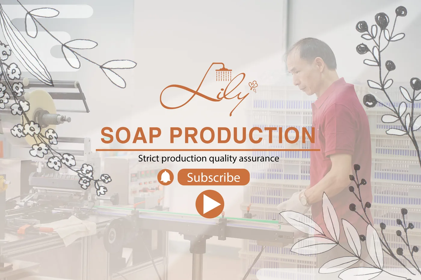 The lily Bath soap production process, a journey of quality from raw material to finished product.