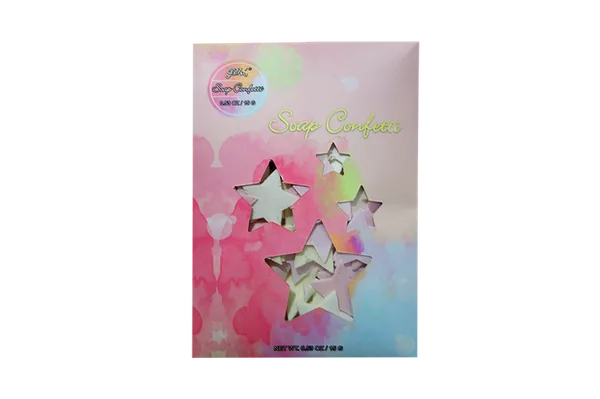 15g Floral, Heart, Pineapple & Star Shaped Bath Confetti – Colorful Scented Bath Soak view 2