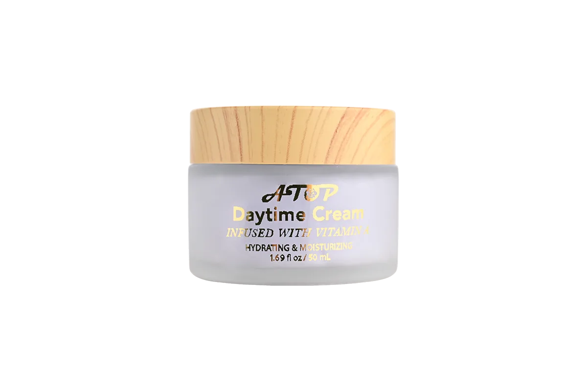Day & Night Face Cream Set - Hydrating Day Cream with Vitamin A & Nourishing Overnight Cream with Collagen (50mL × 2)