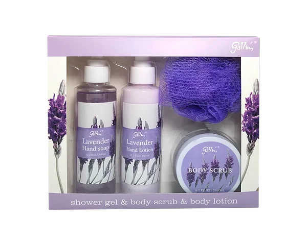 180ml Christmas-themed Gift Box Packaging for Shower Gel and Lotion Set view 4