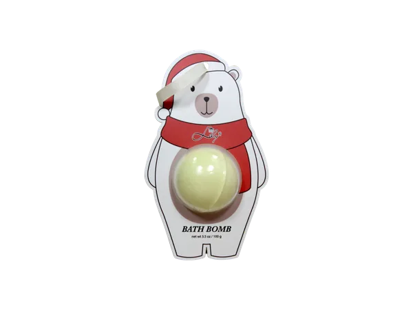 Christmas Themed Gift Bath Bomb in Exquisite & Cute Hanging Card - Lily Bath view 7