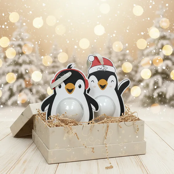 Bath Bomb in Adorable Penguin Shape Package - Lily Bath view 8