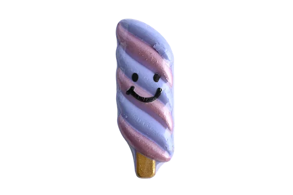 100g Cute Ice Pops Ice Cream Shape Aromatherapy Bath Bomb – Essential Oil Shower Tablet view 1