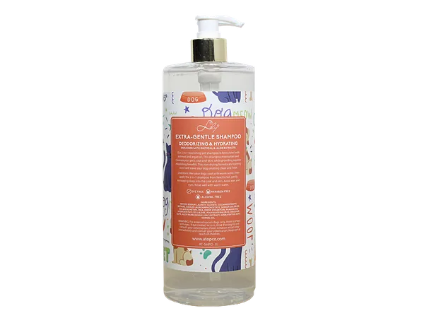 Botanical & Honey Multi-Purpose Pet Shampoo Cleaning & Soothing & Conditioning & Deodorizing for Dogs - Lily Bath view 2
